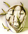 Large Clay masks by Doreen Beaupre