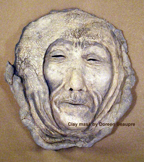 Clay sculpture by Doreen Beaupre