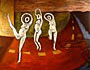 Parody Series, 1989-90 Colour pastel on black painted acrylic paper 22x30&rdquo; by Gisele Beaupre