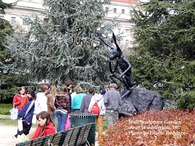Central Mall Sculpture Garden, Washington DC 2008