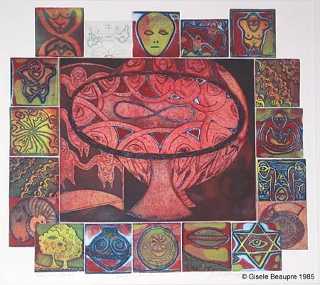 Symbol Monoprint 1/1